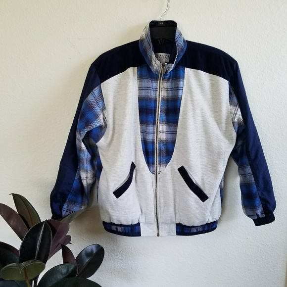 American Vintage Other - VTG Bomber Plaid Jacket